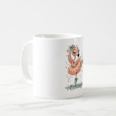 Graceful Flamingo Ballerina in Bloom Koffiemok (Voorkant links)