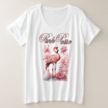 Graceful Flamingo Walk | Bladeren & roze kunst