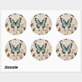 "Graceful Flight" Ronde Sticker (Vel)