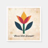 "Graceful Flower Art" Servet (Voorkant)