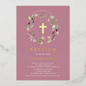 Graceful Gathering Baptism Uitnodiging (Voorkant)