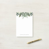 Graceful Greenery Post-it® Notes (Op bureau)