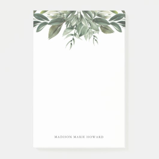 Graceful Greenery Post-it® Notes (Voorkant)