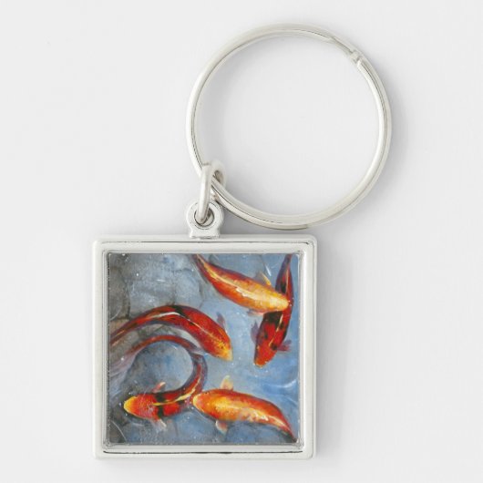 Graceful Koi I Sleutelhanger (Voorkant)