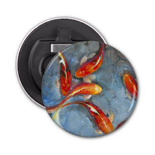 Graceful Koi II Button Flesopener