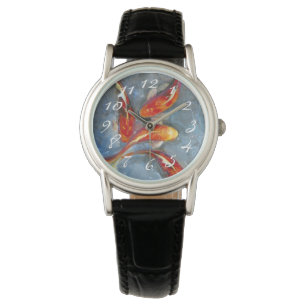 Graceful Koi II Horloge