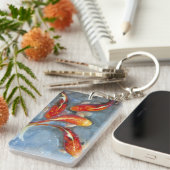 Graceful Koi II Sleutelhanger (Voorkant Rechts)