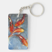 Graceful Koi II Sleutelhanger (achterkant)