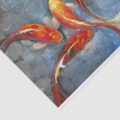 Graceful Koi II Tissuepapier (Detail)