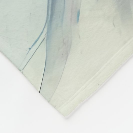 Graceful kolibrie in Waterverf Fleece Deken (Hoek)