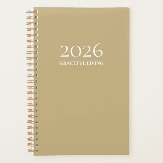Graceful Living | Wellness Planner for 2026 (Voorkant)