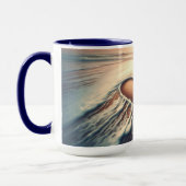 "Graceful Love" Coffee Mok (panoramisch landschap) (Links)