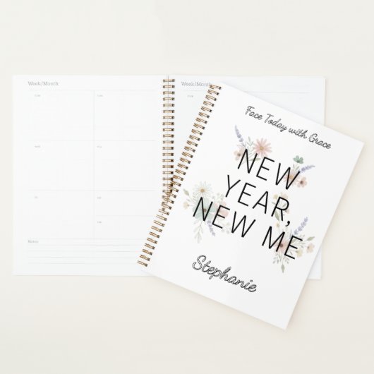Graceful New Year Floral Planner (Display)