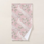 Graceful Peacock ornament Towel (Serviette à main)