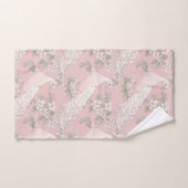 Graceful Peacock ornament Towel (Serviette à main)