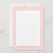 Graceful Script EDITABLE COLOR Hartelijk dank Bedankkaart (Achterkant)