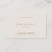 Graceful Simple Plain Professional Modern Luxe Visitekaartje (Achterkant)