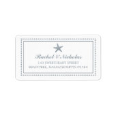 Graceful Starfish | Adres Etiket (Voorkant)