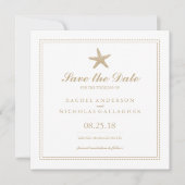 Graceful Starfish | Datum opslaan Save The Date (Voorkant)