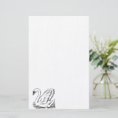 Graceful Swan Briefpapier (Staand voorkant)
