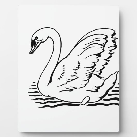 Graceful Swan Fotoplaat (Voorkant)