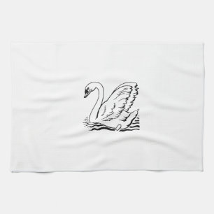 Graceful Swan Theedoek
