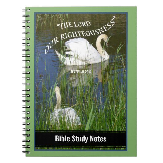 Graceful Swans Bible Study Notes Notitieboek (Voorkant)