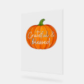 Grâces et bienheureux - Chute Citrouille Thanksgiv (Angle)