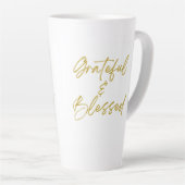 Grâces et bienheureux Tall Latte Mug (Angle droit)