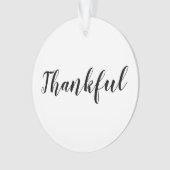 Grâces noir blanc script personnalisé joli Noël (devant)