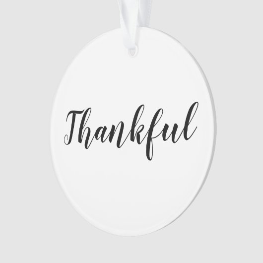 Grâces noir blanc script personnalisé joli Noël (devant)