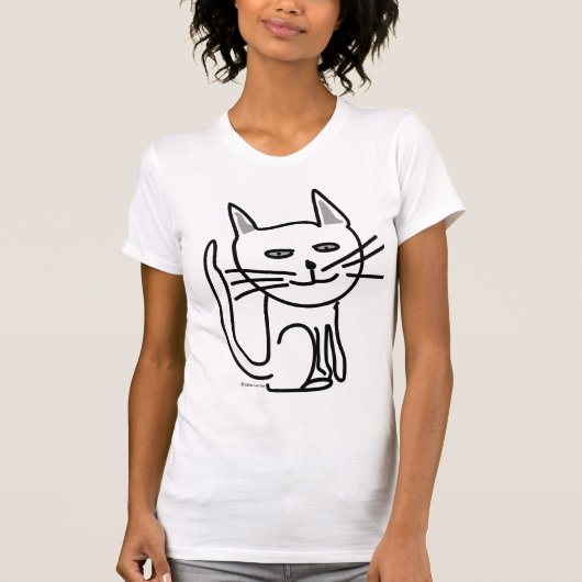Gracey's Happy Cat. T-shirt (Voorkant)