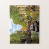 Grachten van Amsterdam. Legpuzzel (Verticaal)