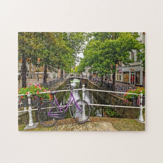 Grachten van Amsterdam. Legpuzzel (Horizontaal)