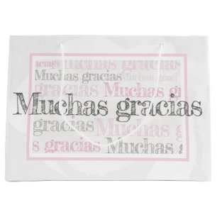 Gracias/ Espagnol Merci sac cadeau