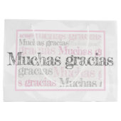 Gracias/ Espagnol Merci sac cadeau (Dos)