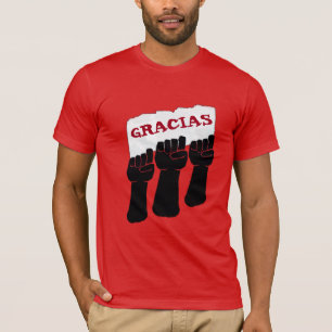 GRACIAS, geef Tekst aan Ontwerp T-shirt uit