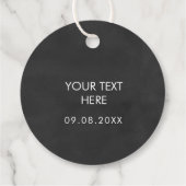 Gracias Gift Label, bruiloft Hartelijk dank Chalkb Bedankjes Labels (Achterkant)