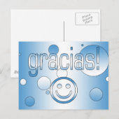 Gracias! Guatemala Vlag Kleuren Pop Art Briefkaart (Voorkant / Achterkant)