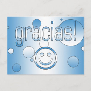 Gracias! Guatemala Vlag Kleuren Pop Art Briefkaart
