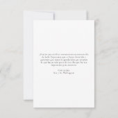 Gracias Modern Script Foto Bruiloft Bedankkaart (Achterkant)