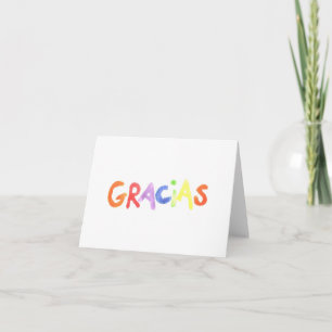 Gracias Notecard Bedankkaart