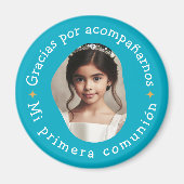 Gracias por acompañarnos mi primera comunión foto magneet (Voorkant)