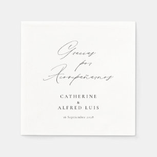 Gracias por Acompañarnos Nuestra Boda Bruiloft Servet