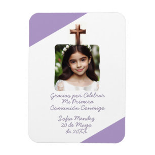 Gracias por Celebrar Mi Primera Comunión con Foto Magneet