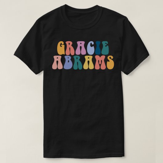 Gracie Abrams Vibes  Sticker T-shirt (Design voorkant)