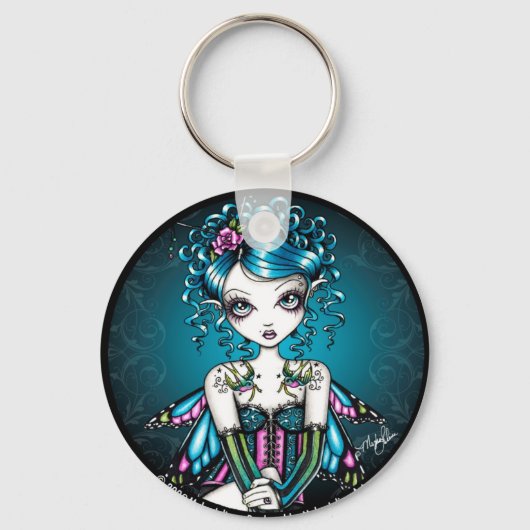 Gracie Couture Swallow Tattoo Fairy Sleutelhanger (Voorkant)