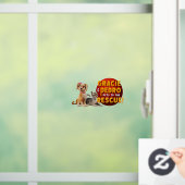 Gracie & Pedro Dynamic Duo Raamsticker (Huis)