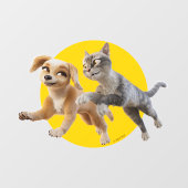 Gracie & Pedro Unleashed Raamsticker (Vel)