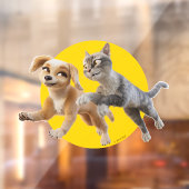 Gracie & Pedro Unleashed Raamsticker (Vel 2)